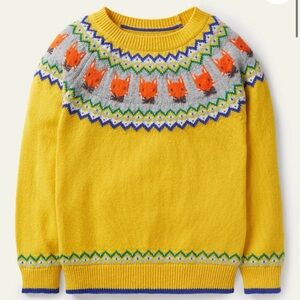 Mini Boden Yellow Kids Shirt